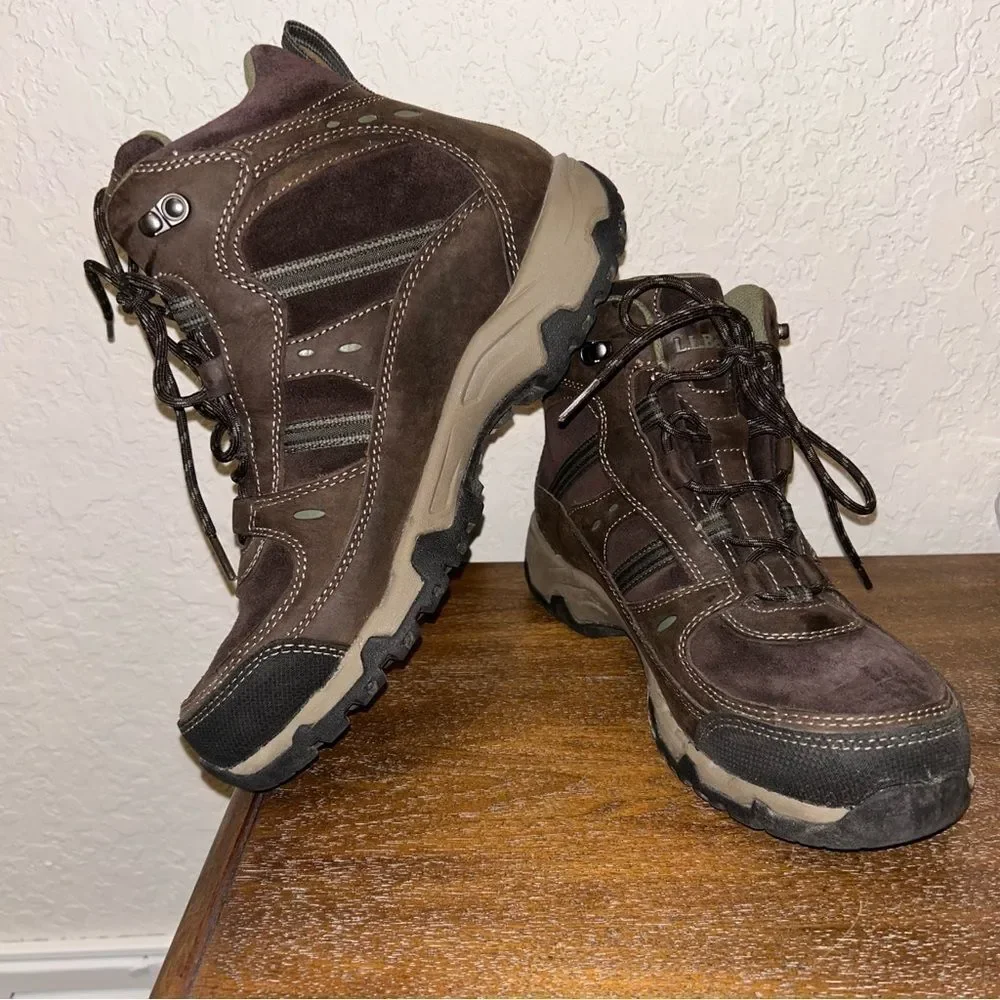 L.L. Bean Tek 2.5 Lace Up Hiking Trail Waterproof Boot Shoes
